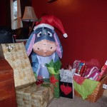 eeyore christmas inflatable