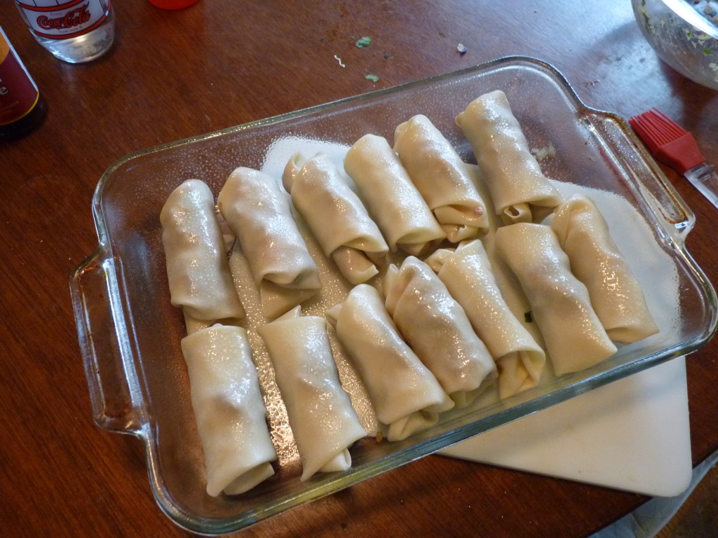 baked eggrolls