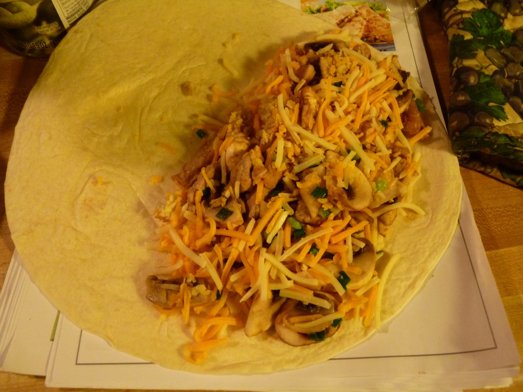quesadilla assembly