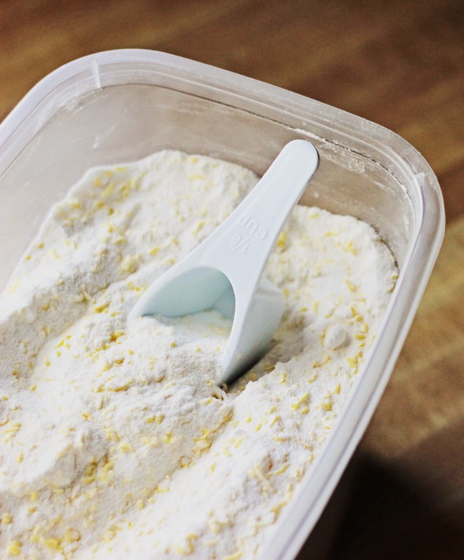homemade laundry detergent powder