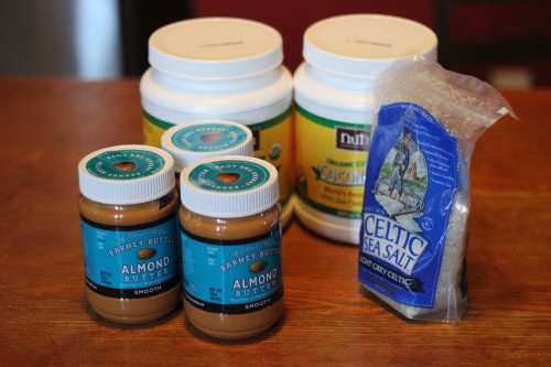 Coconut oil almond butter paleo diet celtic sea salt