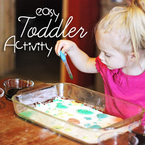 Easy Toddler Activity