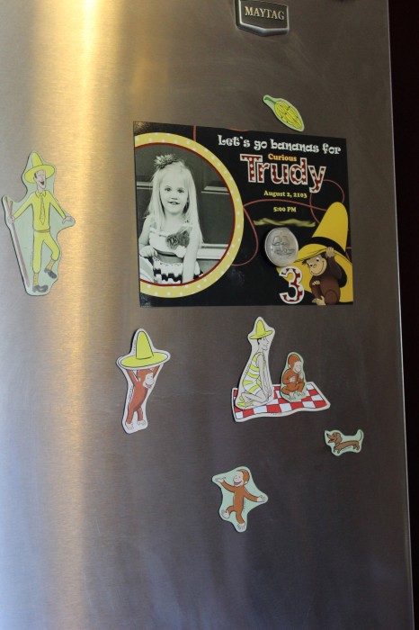 Curious George Birthday Party Curious George Magnets